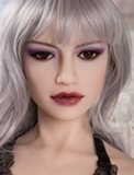 Sanhui Doll New Body 158cm/5ft2 E-cup Body #41 Head Silicone Sex Doll New Product with Real Skin
