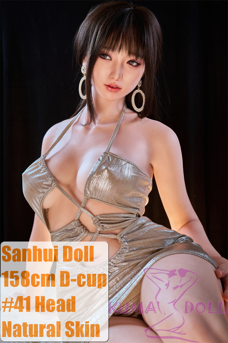 Sanhui Doll New Body 158cm/5ft2 E-cup Body #41 Head Silicone Sex Doll New Product with Real Skin