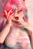 Elsa Babe 140cm F-cup  深见明香Fukami Haruka RAD029 Head Full Silicone Life Size Anime Sex Doll