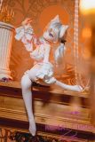 85cm MW anime love doll with cat ears and soft gray hair