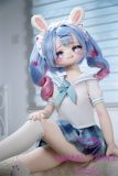MW Girl Anime Sex Doll 85cm #005 Head – Hatsune Miku Rabbit Hole in JK Uniform Cosplay Doll