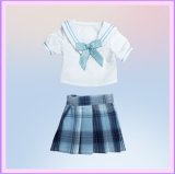 MW Girl Anime Sex Doll 85cm #004 Head – Brown-Haired Cutie in Open-Front Sweater