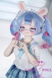 MW Girl Anime Sex Doll 85cm #005 Head – Hatsune Miku Rabbit Hole in JK Uniform Cosplay Doll