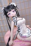 MW Girl Anime Sex Doll 85cm #007 Head – Chinese Style Mini Doll in White Qipao