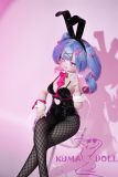 Petite anime sex doll wearing rabbit hole themed fantasy costume