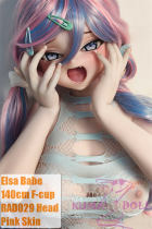 Elsa Babe 140cm F-cup  深见明香Fukami Haruka RAD029 Head Full Silicone Life Size Anime Sex Doll