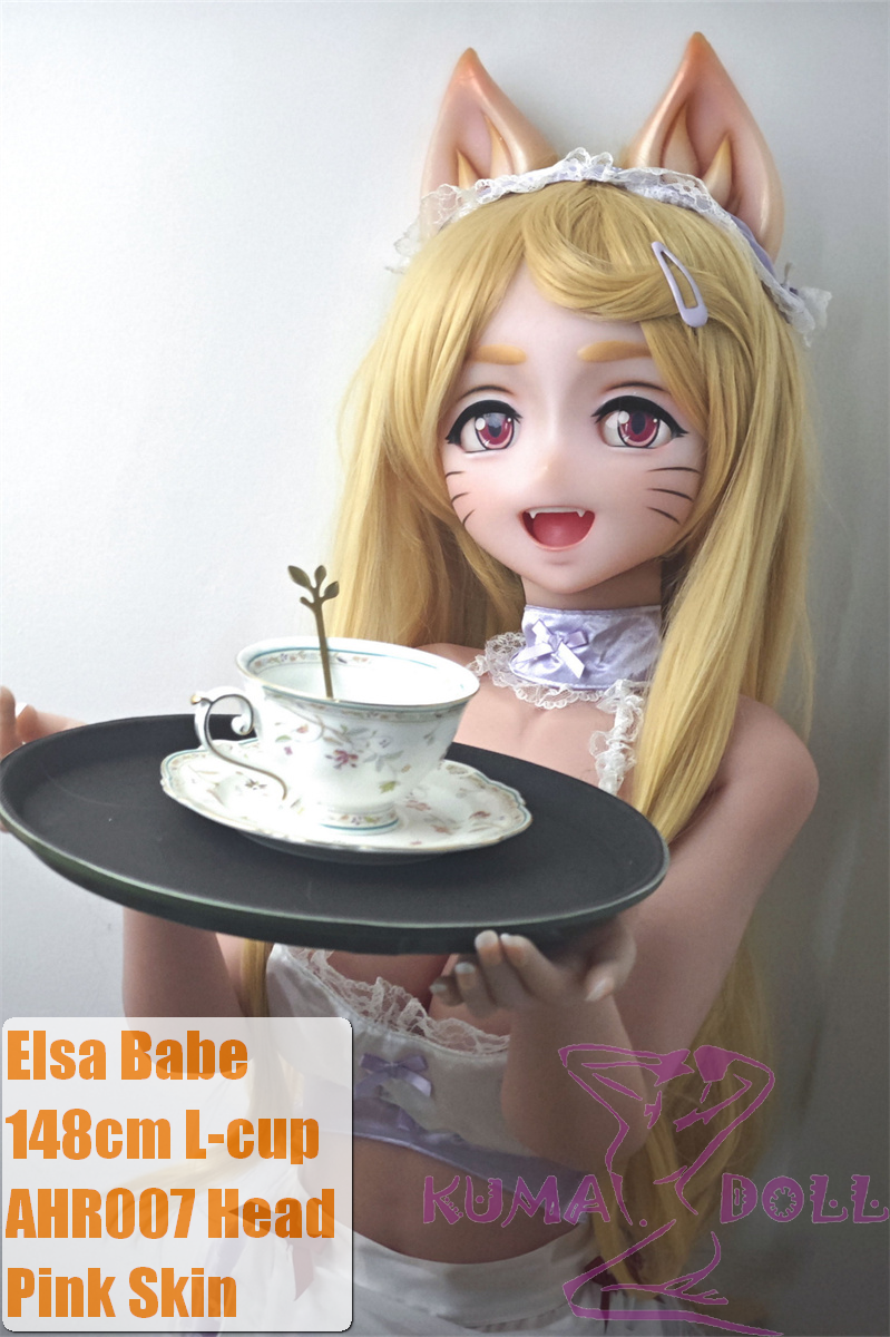 Elsa Babe 148cm L 加古元子 Kako Motoko AHR007 Head Full Silicone Life Size Anime Sex Doll