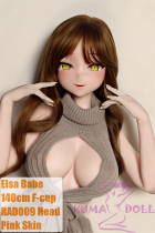 Elsa Babe 140cm F-cup 松坂绘里奈 Matsuzaka Erina RAD009 Head Full Silicone Life Size Anime Sex Doll
