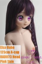 Elsa Babe 125cm S A-cup RAD023 Head Silicone Head+ TPE Body Life Size Anime Sex Doll