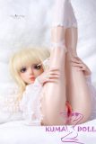 MLW M1 head  Mini Doll 60cm High-grade silicone material love doll normal breast  mini doll sexable Natural Skin in White Outfit