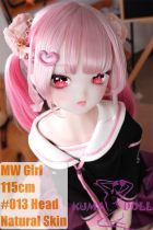 MW Girl Anime Sex Doll 115cm #013 Silicone Head – Pink Hair Sailor Uniform Doll with Glasses