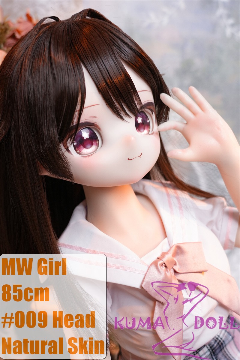 MW Girl Anime Sex Doll 85cm #009 Head – Mini Doll in Pink JK Uniform with Brown Hair