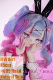 MW Girl Anime Sex Doll 85cm #005 Head – Hatsune Miku Rabbit Hole Cosplay Doll