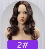 MMXDOLL 165cm F-cup Mengfei Head Full Silicone Sex Doll Realistic Makeup in Pink Sequin Dress