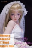 Minuova Doll 68cm S4 Body T7 Head Full Silicone Mini Sex Doll Comes with Cosplay Outfit + Stand