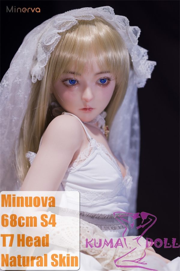 Minuova Doll 68cm S4 Body T7 Head Full Silicone Mini Sex Doll Comes with Cosplay Outfit + Stand