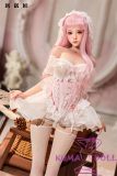 Minuova Doll 75cm Body with Finger Skeleton Miyo Head Full Silicone Mini Sex Doll Comes with Doll Stand