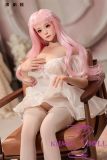 Minuova Doll 75cm Body with Finger Skeleton Miyo Head Full Silicone Mini Sex Doll Comes with Doll Stand