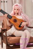 Minuova Doll 75cm Body with Finger Skeleton Miyo Head Full Silicone Mini Sex Doll Comes with Doll Stand