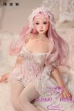 Minuova Doll 75cm Body with Finger Skeleton Miyo Head Full Silicone Mini Sex Doll Comes with Doll Stand