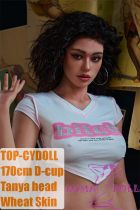 TOP-CYDOLL 170cm D-Cup Tanya Head Full Silicone Doll