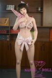 FUDOLL Full Silicone love doll 165cm F-cup Xiaoru head in Pink Kimono