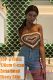 TOP-CYDOLL 170cm C-Cup Zaria Head Full Silicone Doll in Hand-Knit Tube Top and Jeans