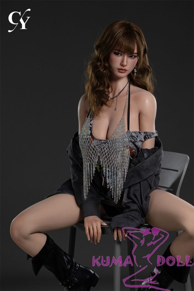 168cm F-Cup Silicone Sex Doll TOP-CYDOLL  Yuki Head with Short Hair in  Manga-Style Outfit