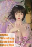 Fudoll 165cm F-cup Xiao Ru sex doll in pink kimono holding a parasol