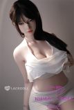 Wanbing head LACE DOLL in elegant white bra and panties