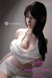 LACE DOLL 163cm H-cup 晚冰(Wanbing) Head Sex Doll Body Material Customizable  in White Lingerie