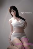 LACE DOLL 163cm H-cup 晚冰(Wanbing) Head Sex Doll Body Material Customizable  in White Lingerie