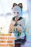 Guavadoll 160cm white-haired BJD sex doll with cat ears and forest outfit
