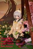 Guavadoll 160cm C-cup DM02 Head Ful PVC Doll 1:1 Life Size BJD Sex Doll White Hair Forest Girl Look with Cat Ears