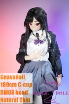 Guavadoll 160cm C-cup DM08 Head Ful PVC Doll 1:1 Life Size BJD Sex Doll in Uniform