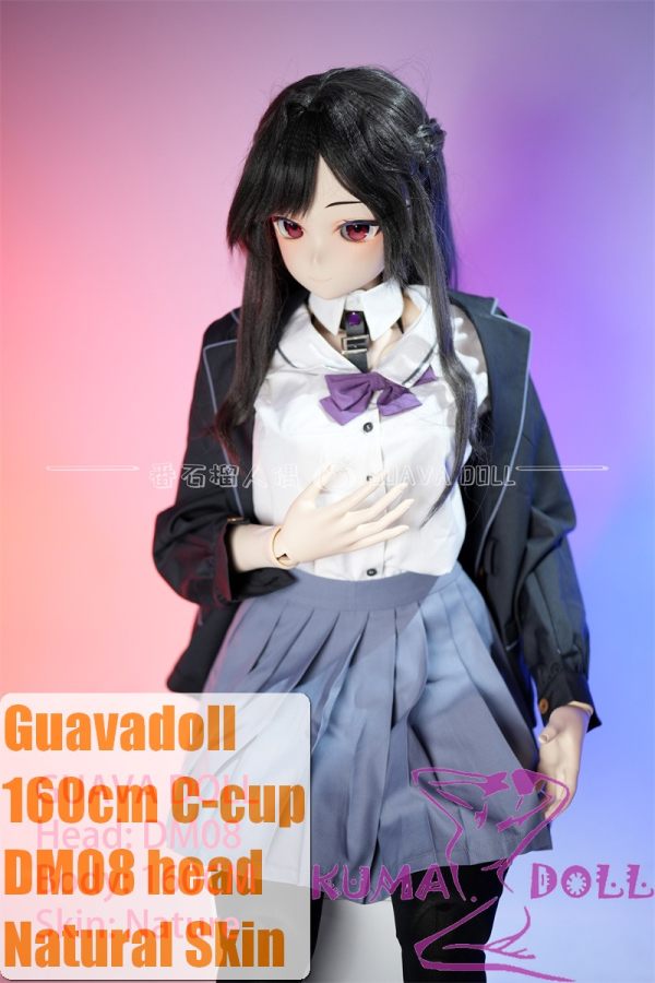 Guavadoll 160cm C-cup DM08 Head Ful PVC Doll 1:1 Life Size BJD Sex Doll in Uniform