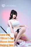 LACE DOLL 170cm E-cup Muxue sex doll holding katana