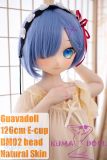 GUAVADOLL 126cm anime doll with DM02 vinyl head in Rem cosplay outfit