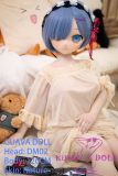 GUAVADOLL Anime Sex Doll Vinyl (PVC) Head+TPE Body 126cm DM02 Head Cosplay Rem from Re:Zero