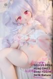 GUAVADOLL Anime Sex Doll Vinyl (PVC) Head+TPE Body 126cm DM03 Head with Purple Hair Red Eyes