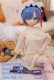 GUAVADOLL Anime Sex Doll Vinyl (PVC) Head+TPE Body 126cm DM02 Head Cosplay Rem from Re:Zero