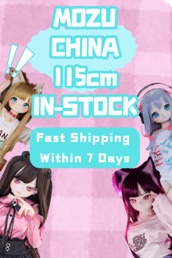MOZU DOLL 115cm Anime Sex Doll China In Stock Sex Doll Vinyl Head Silicone Body【shipped from China within seven days】