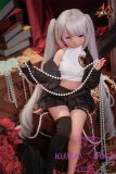 [Discontinued] MOZU DOLL 85cm Seven Soft Vinyl Head TPE Body Animie Sex Doll  Silver Hair & Purple Eyes Fantasy Look