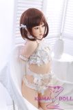MLW Doll Sex Doll 88cm AA-cup Aya Head Full Silicone Torso in White Lace Lingerie