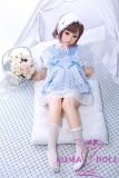 MLW Loli type love doll 100cm/3ft3 bust flat Koko head TPE material body Head material selectable Makeup selectable in Blue Dress