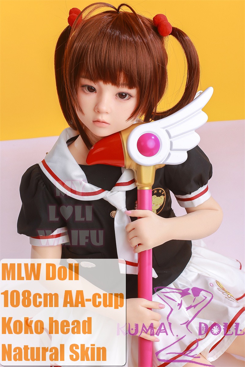 MLW Doll Full Silicone Sex Doll 108cm AA-cup Koko Head in Pink Ballet Outfit