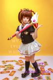 MLW Doll Full Silicone Sex Doll 108cm AA-cup Koko Head Sakura Card Captor Cosplay Anime Doll