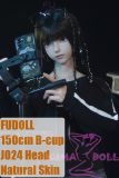 FUDOLL 150cm sex doll with #24 head in black T-shirt