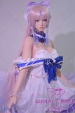 FUDOLL Full Silicone Sex Doll 161cm D-cup #2 Head in Blue Princess Dress