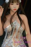 Close-up of #32 head with soft makeup and glamorous expression